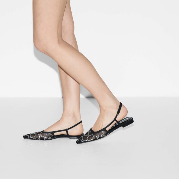 Gucci Women's GG Slingback Ballet Flat at Enigma Boutique