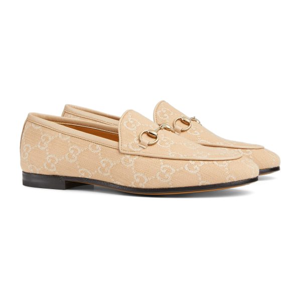 Gucci Women's Jordaan GG Denim Loafer at Enigma Boutique