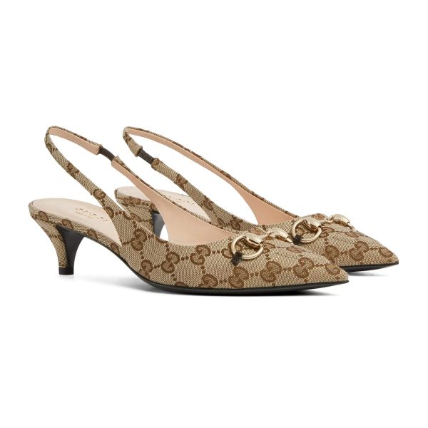 Gucci Women's Horsebit Slingback Pump at Enigma Boutique