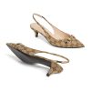 Gucci Women's GG Canvas Slingback Pump - Image 5