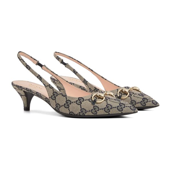 Gucci Women's Horsebit Slingback Pump at Enigma Boutique