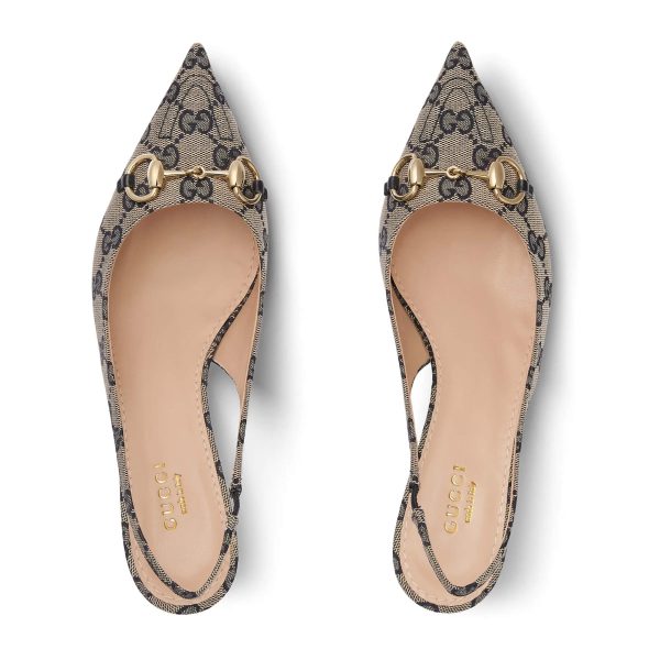 Gucci Women's Horsebit Slingback Pump at Enigma Boutique