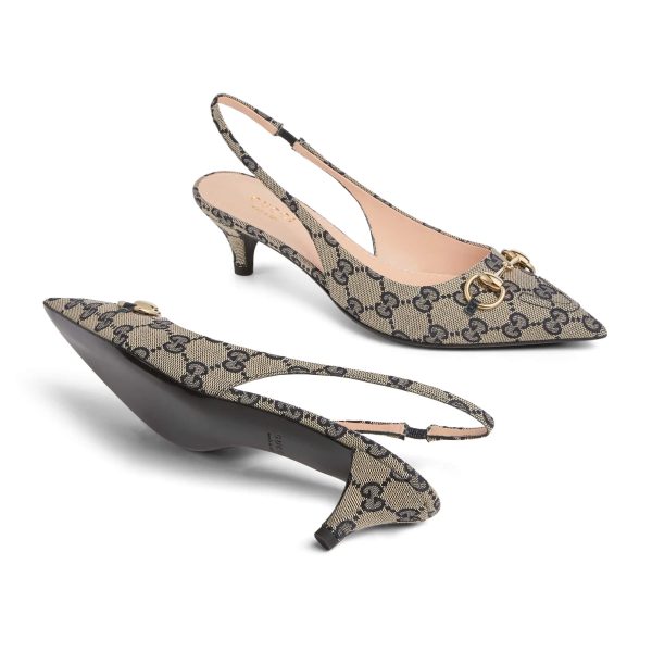 Gucci Women's Horsebit Slingback Pump at Enigma Boutique