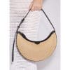 Alaïa Demi Lune Bag In Paper Straw - Image 3