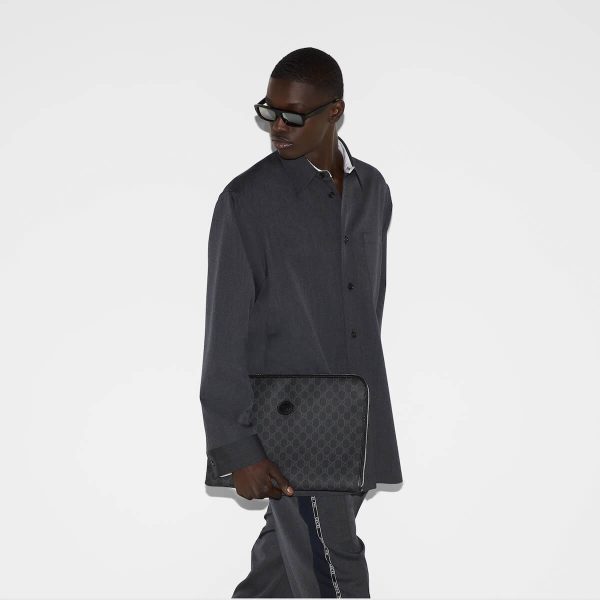 Gucci GG Medium Document Case With Interlocking G - Image 7