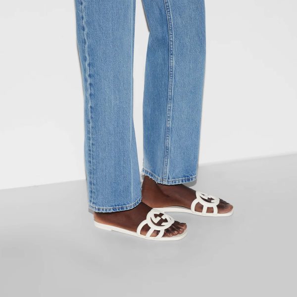 Gucci Women's Interlocking G Slide Sandal - Image 6