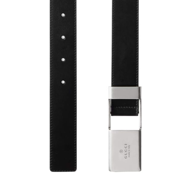 Gucci Belt With Gucci Plaque Buckle - Image 2