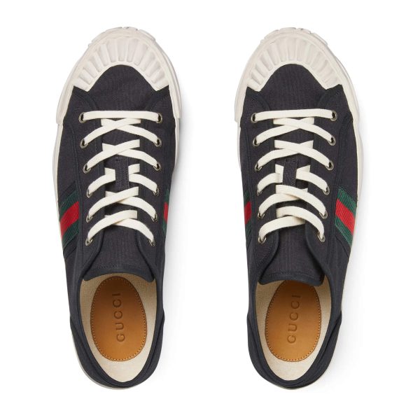 Gucci Men's Sneaker With Web - Image 4