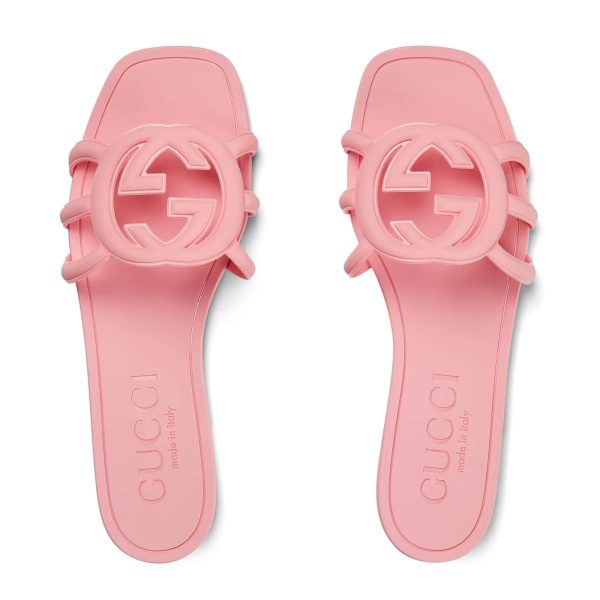 Gucci Women's Interlocking G Slide Sandal - Image 4