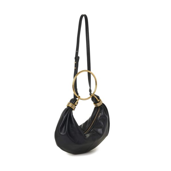 Chloé Small Bracelet Hobo Bag In Grained Leather - Image 2