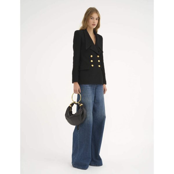 Chloé Small Bracelet Hobo Bag In Grained Leather - Image 7