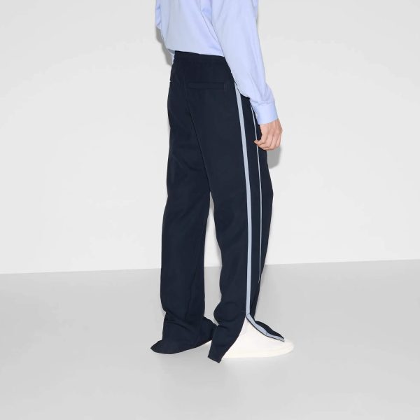Gucci Embroidered Wool Twill Pant - Image 5