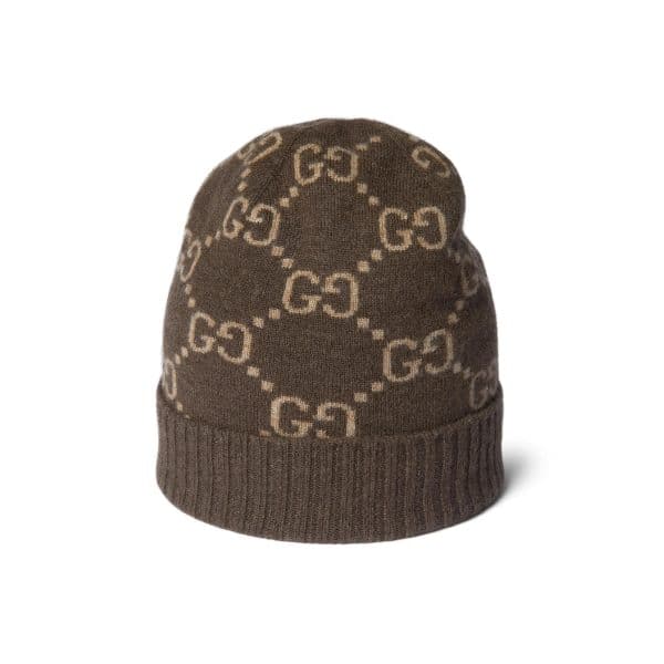 Gucci GG Cashmere Jacquard Hat