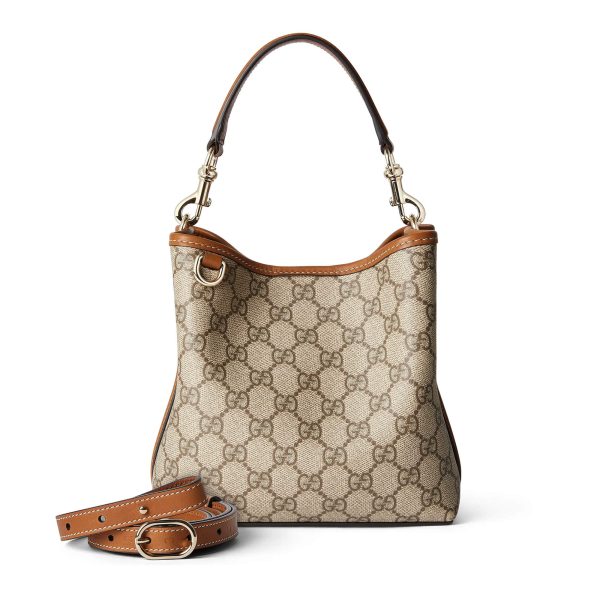 Gucci GG Emblem Small Bucket Bag - Image 5