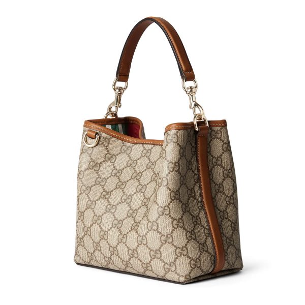 Gucci GG Emblem Small Bucket Bag - Image 2