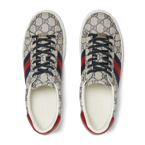 Gucci Men’s Gucci Ace Sneaker With Web - Image 3
