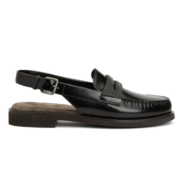 Brunello Cucinelli sling back loafers - Image 2