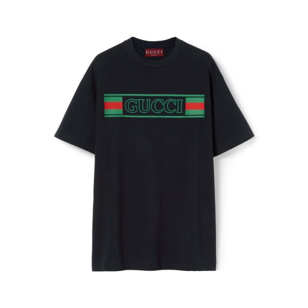 Gucci Printed Cotton Jersey T-shirt