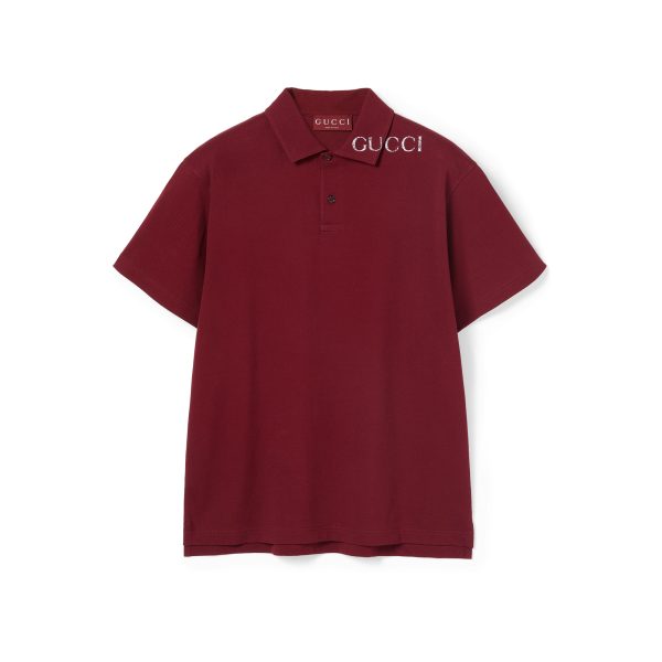 Gucci Printed Cotton Polo Shirt