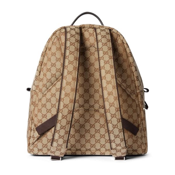 Gucci Medium GG Backpack With Web - Image 3
