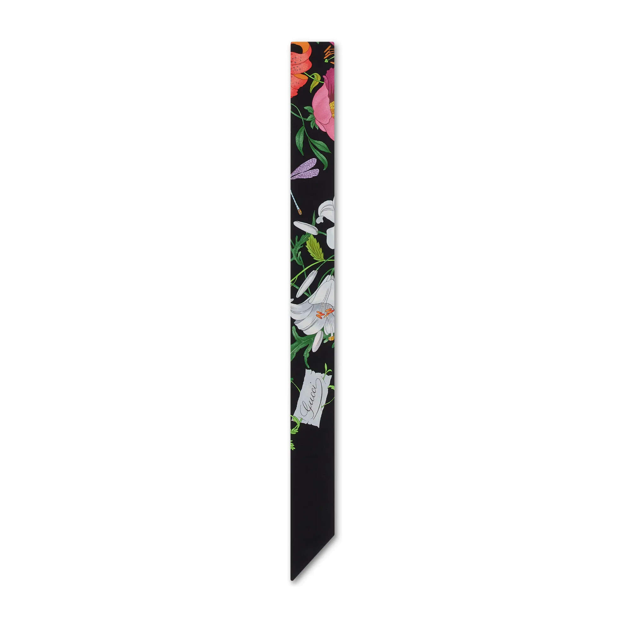 Gucci Printed Silk Twill Ribbon at Enigma Boutique