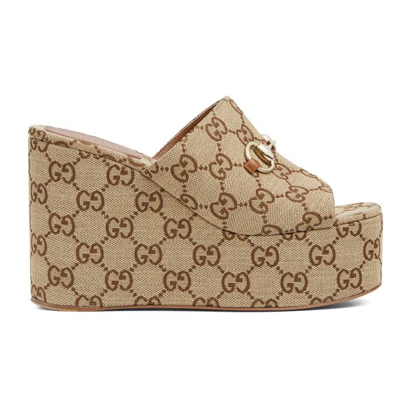 Gucci Women's Wedge Sandal With Horsebit - Image 2