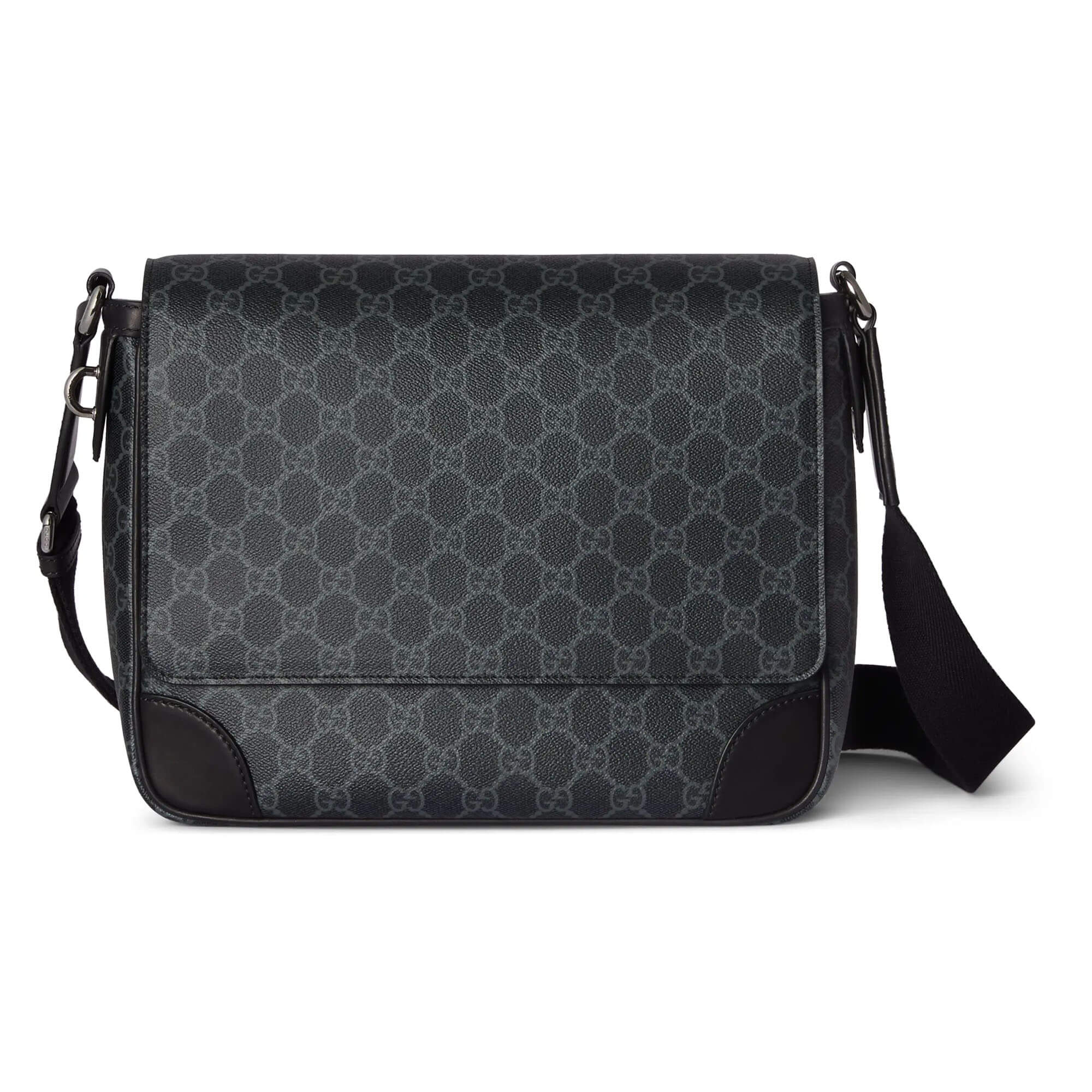 Gucc GG Emblem Medium Crossbody Bag at Enigma Boutique