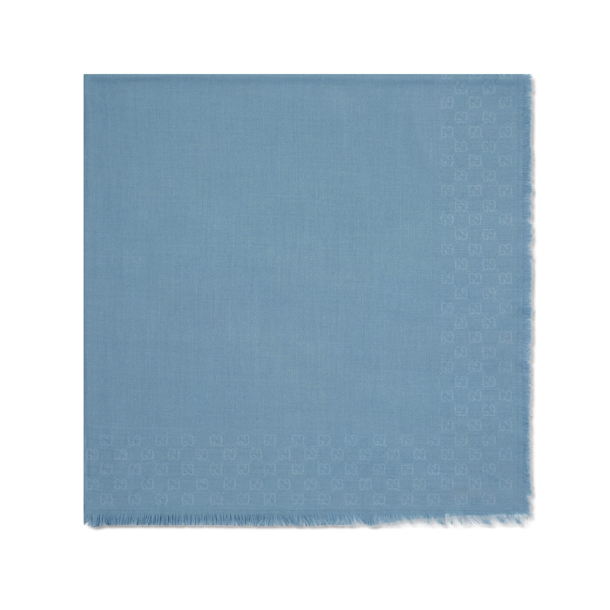 Gucci GG Wool Silk Jacquard Shawl at Enigma Boutique