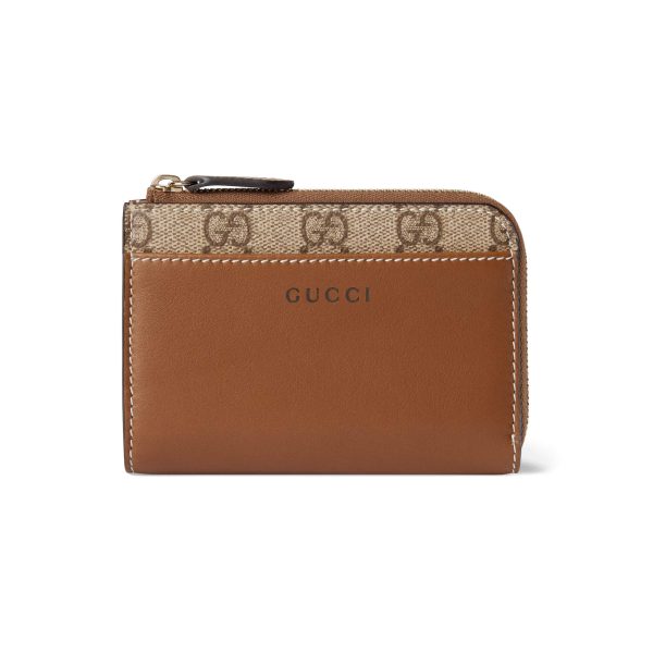Gucci GG Emblem Zip Card Case