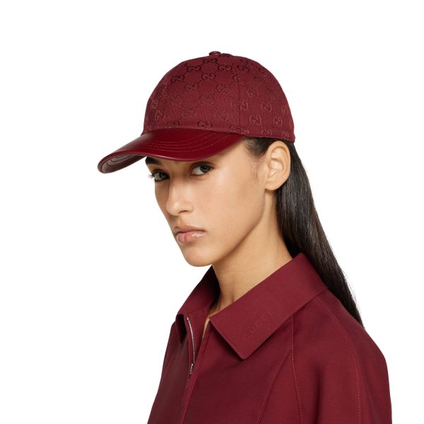 Gucci GG Monogram Canvas Baseball Hat - Image 4