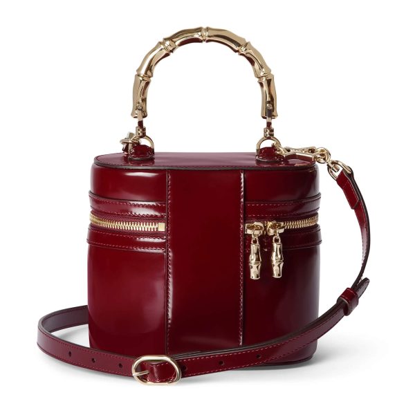 Gucci Mini Vanity Bag With Bamboo Handle - Image 4