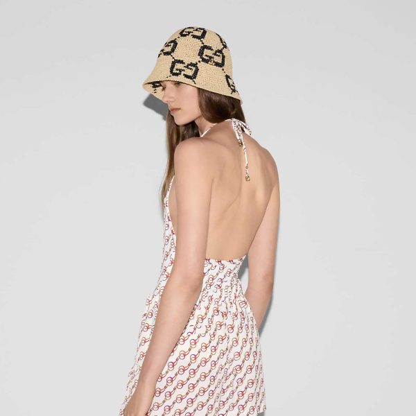 Gucci Printed Stretch Jersey Swimsuit - Image 4