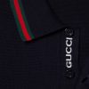 Gucci Silk Cotton Polo Shirt With Web - Image 5