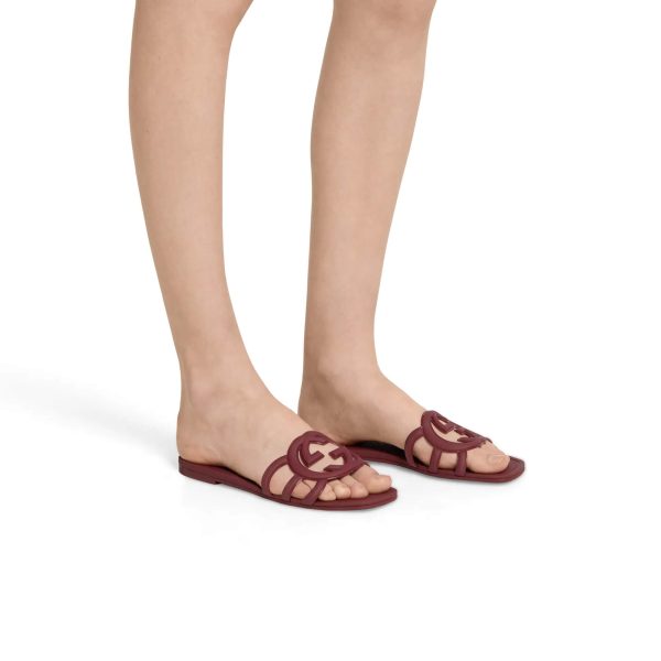 Gucci Women’s Interlocking G Slide Sandal - Image 6