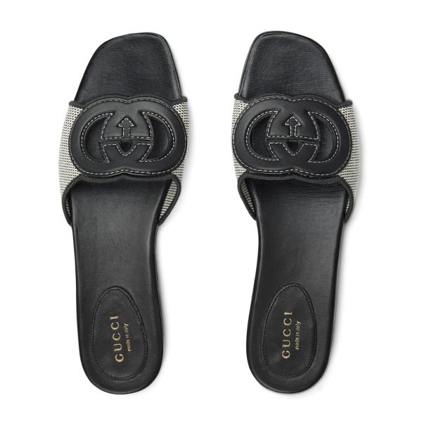 Gucci Women's Interlocking G Slide Sandal - Image 4