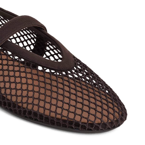 Alaïa Ballet Flats In Fishnet - Image 4