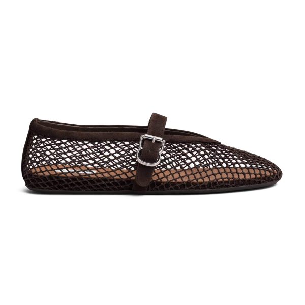 Alaïa Ballet Flats In Fishnet - Image 2