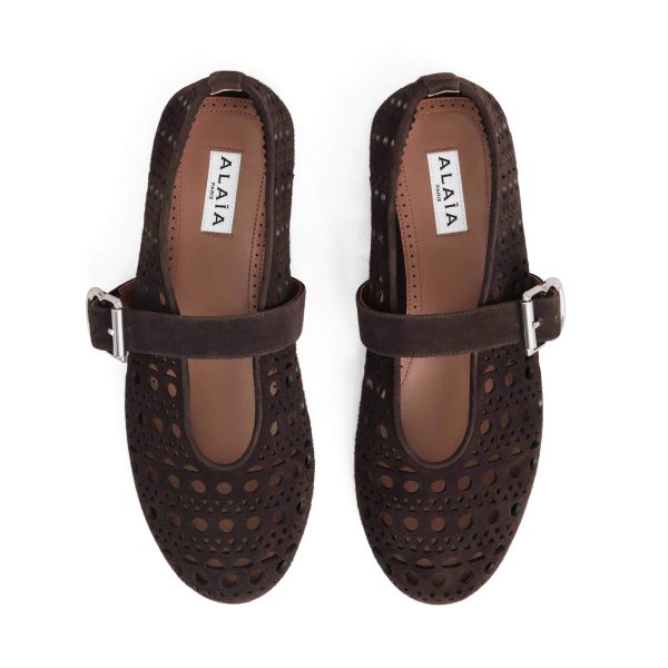 Alaïa Ballet Flats Vienne In Suede - Image 3