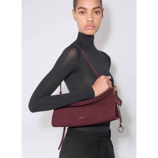 Alaïa Le Click East West Medium Bag In Nubuck - Image 5