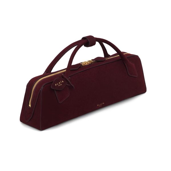 Alaïa Le Teckel Clutch In Suede Goatskin - Image 2
