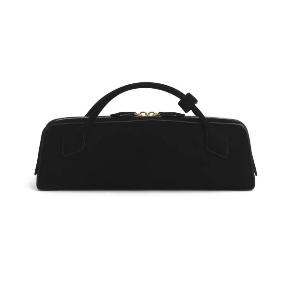 Alaïa Le Teckel Clutch In Suede Goatskin - Image 3