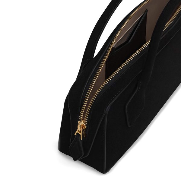 Alaïa Le Teckel Clutch In Suede Goatskin - Image 4