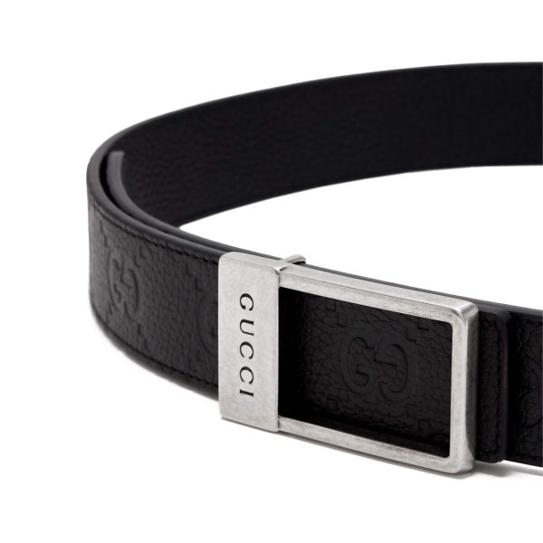 Gucci Belt With Rectangular Buckle - Image 3
