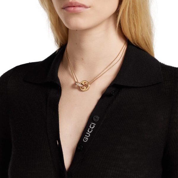 Gucci Blondie Double Chain Necklace - Image 4
