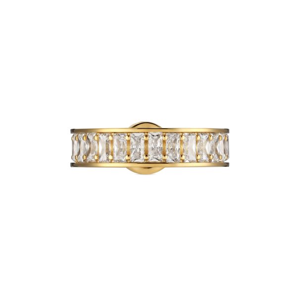 Gucci Blondie Wide Crystal Ring - Image 3