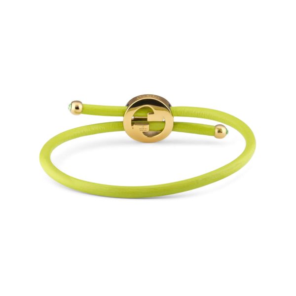 Gucci Bracelet With Enamel Round Interlocking G - Image 3