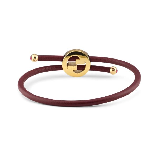 Gucci Bracelet With Enamel Round Interlocking G - Image 3