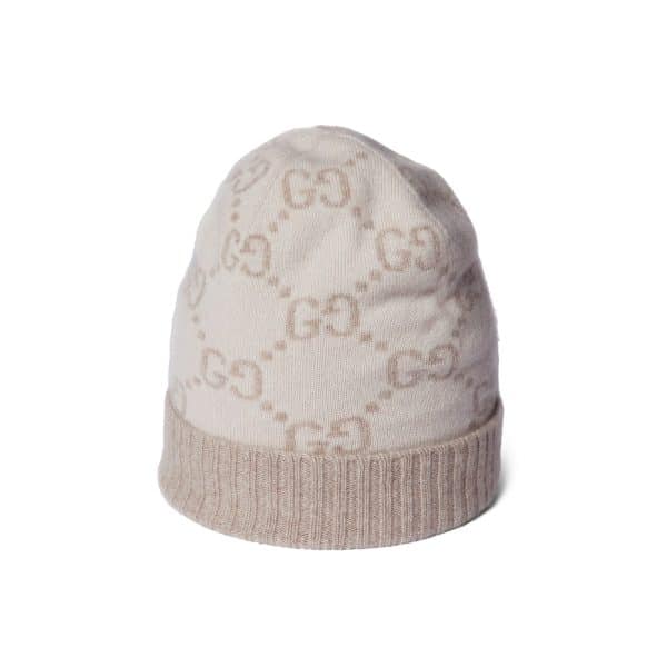Gucci GG Cashmere Jacquard Hat