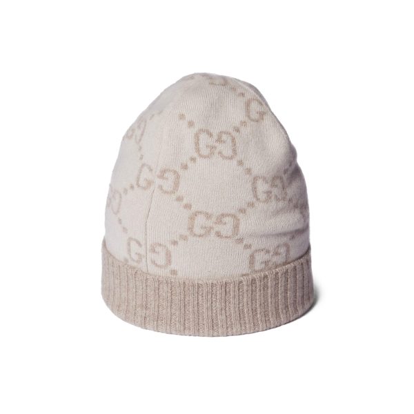 Gucci GG Cashmere Jacquard Hat - Image 3