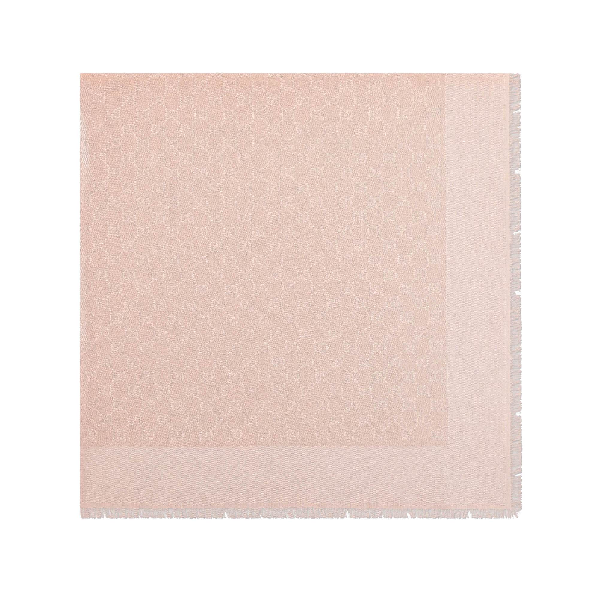 Gucci GG Silk Cotton Jacquard Shawl at Enigma Boutique